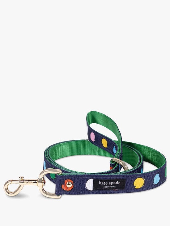 Other - Kate spade ♠️ New York dog leash blue navy dot rare gold pets